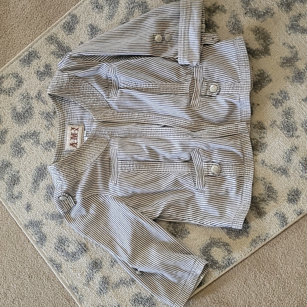 Striped Ladies Cropped jacket
